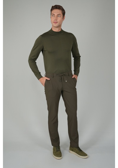 Bisse Haki Jagger Lastikli Rahat Erkek Pantolon Pns24k24005 D49 Haki