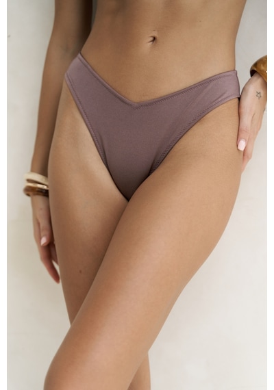 Mai Collection Mai Studios Co. Balisya V Kesim Kahve Bikini Altı Kahve