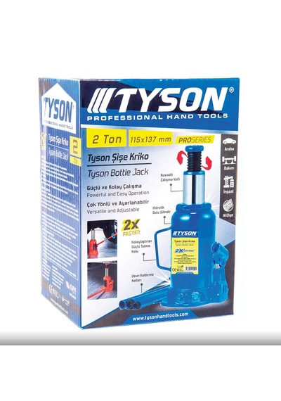 Tyson Şişe Kriko 10 Ton