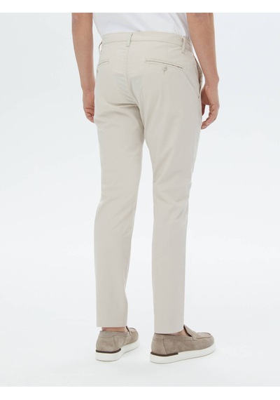 Kip Vizon Dokuma Slim Fit Casual Pantolon Vizon