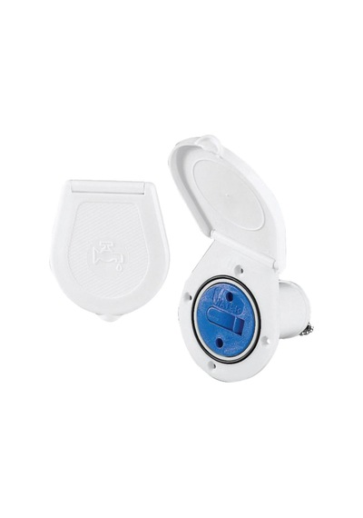 Kapaklı Mazot Dolum Ağzı 38mm Plastik Beyaz