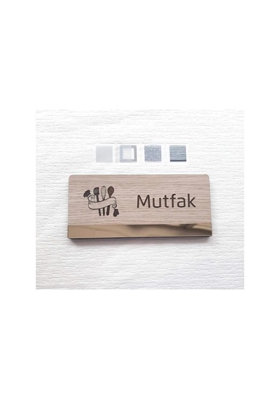 Klasik Mdf Serisi Mutfak Kendinden Yapışkanlı Kapı İsimliği Genel