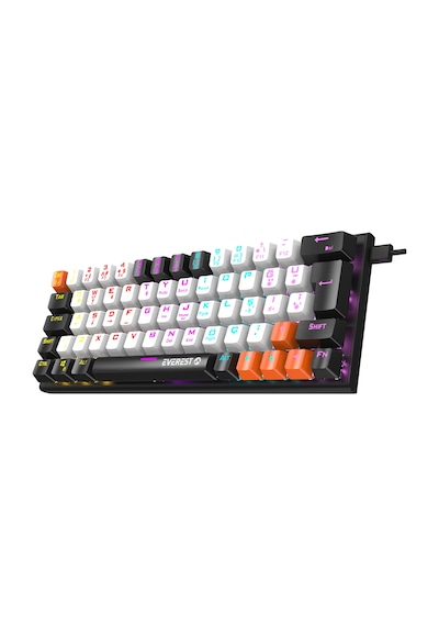 Everest KB-MK9 Parley Rainbow Aydınlatmalı Usb Kablolu Oyuncu Klavyesi
