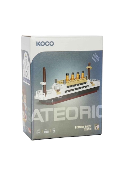 Titanic Yapım Seti 271 Parça Mini Model 13,5 Cm Resimli Talimatlı Yapı Oyuncak Seti