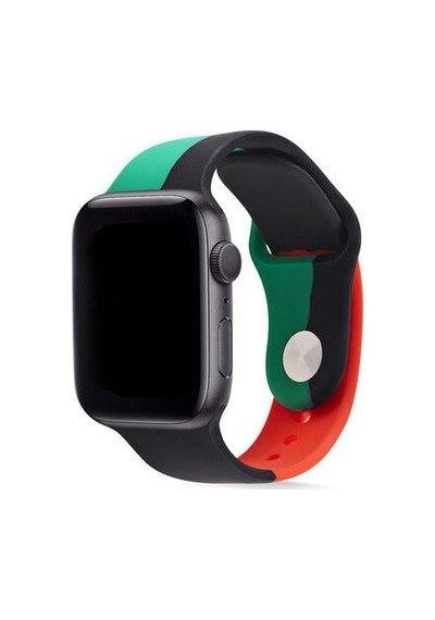 Apple Watch Uyumlu 38mm Krd-39 Silikon Kordon - Siyah