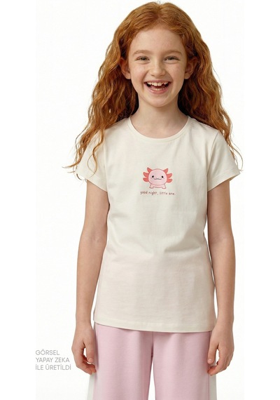 Penti Pembe Kız Çocuk Good Night Pijama Takımı