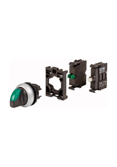 Eaton M22-wrlk-g/k10/24 ,2-konum/kontak-1a Yeşil-24v Kalıcı M22 Anahtar