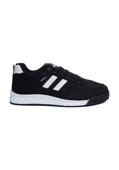 X-step Tramor Hafif Ve Rahat Taban Unisex Spor Ayakkabı SİYAH-BEYAZ