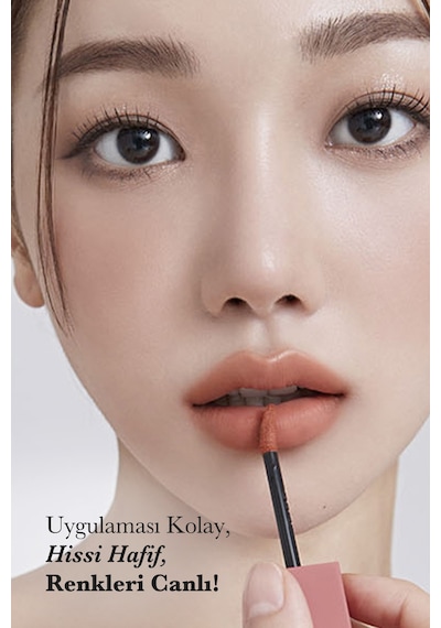 Pürüzsüz Ve Kadifemsi Dokulu, Doğal Görünüm Sunan Tint Clıo Chiffon Blur Tint 08 Deep Milk Tea 08
