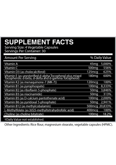 Centurion Labz Vitality Vitamin Complex 120 Vegan Kapsül
