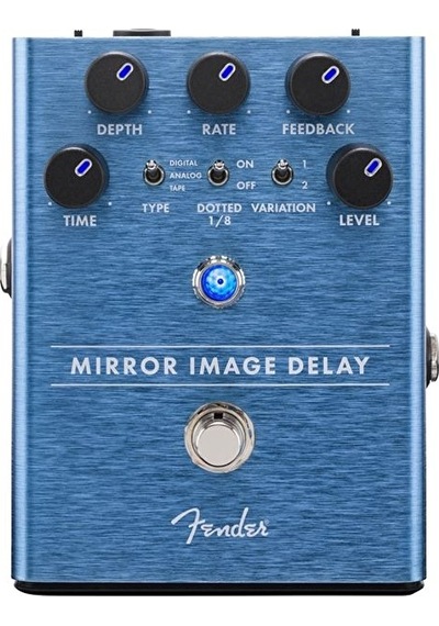 Fender 0234535000 Mirror Image Delay Pedalı Digital, Analog Ve Tape Delay Modları İle Geniş Yankı Seçenekleri