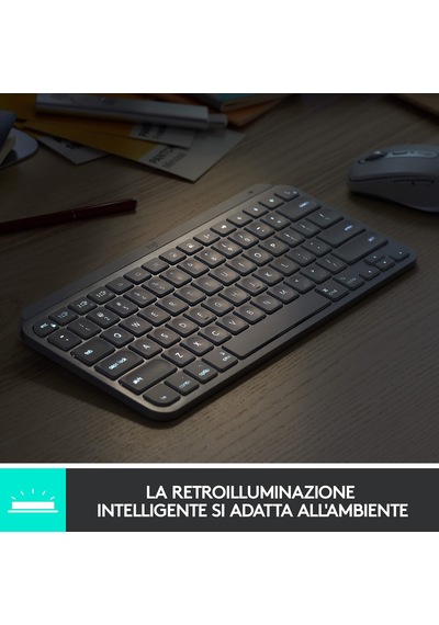 Logıtech - Giriş Cihazları Mx Keys Mini Wrls Illumin.keyb Rose - Ita - Medıter, 920-010812