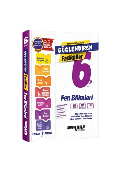Ankara Yayıncılık 6. Sınıf Fen Bilimleri Güçlendiren Fasiküller