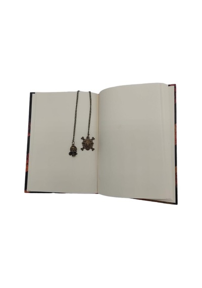 Metal Kurukafa Kitap Ayracı