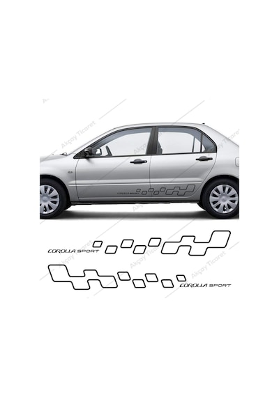 Tüm Araçlara Kapı Altı Sticker Araba Sticker Şerit Sticker