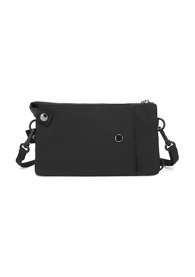 Smart Bags Mikro Poly Kumaş Uzun Askılı Kadın Cüzdanı 3343 Siyah