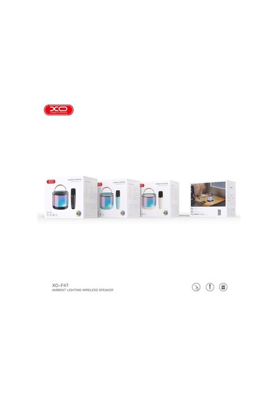 Özel Seri Eğlence Ses Sistemi Parti F47 20w Rgb Işıklı 1200 Mah Bluetooth Kablosuz