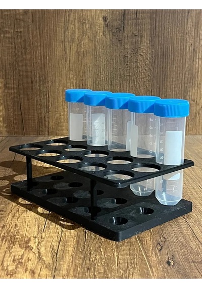 50ml Falkon Minimal Deney Tüpü Standı 5 3 Tüpler Görsel Amaçlıdır