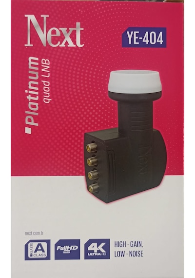 Next Ye 404 Platinum Seri 4 Lü Lnb 4K F Konnektör