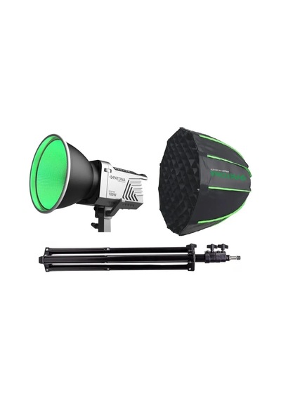 Patona 4167 Premium Glp100 100w Rgb Hızlı Kurulum 60cm Octagon Softbox Cob Led-stüdyo Işığı Tekli Kit