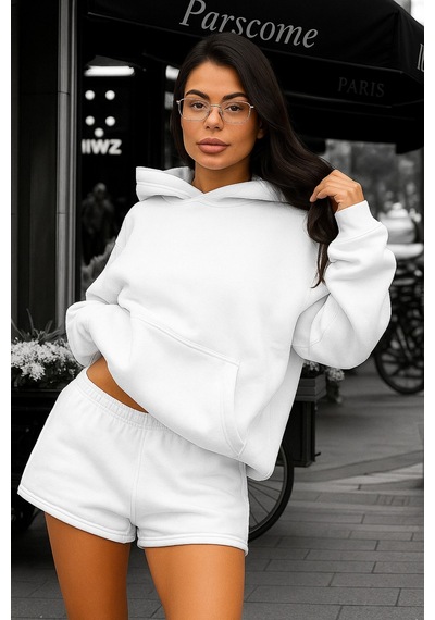 Benroma 3 İplik Penye Unısex Düz Renk Sweatshırt Çok Renkli