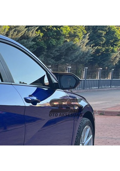 Hyundai Elantra 2021 Uyumlu Piano Black Batman Yarasa Ayna Kapağı