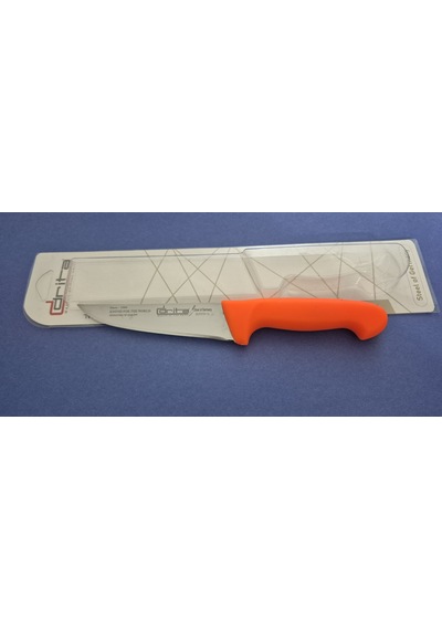 Fibrox Kaymaz Saplı Kasap Bıçağı 14 Cm No.1 Hulusi - Drita Bıçak 36mm X 140mm X 3mm 10151.14 Turuncu Renk