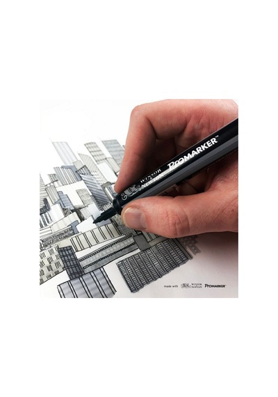 Promarker Çift Uçlu Alkol Bazlı Grafik Çizim Kalemi Soft Lime 368 Y828