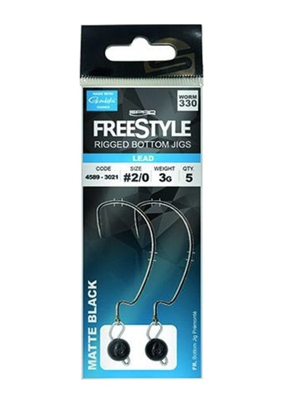 Spro Rigged Bottom Jig Glow 10g 2/0 1/2