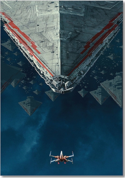 Cakasepetim Star Wars Gemi Ahşap Mdf Tablo