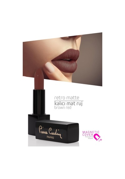 Pierre Cardin Retro Matte Lipstick Brown Red - 156