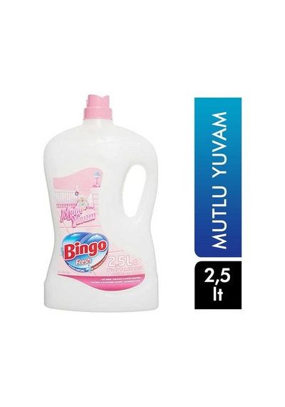 Bingo Fresh Mutlu Yuvam Yüzey Temizleyici 2.5 Lt 16'li Paket 16'lı Set