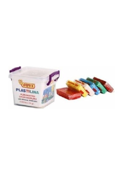 Jovı 706 Oyun Hamuru Seti 6 Renk X 50 Gr. Plastik Kutulu Çok Renkli