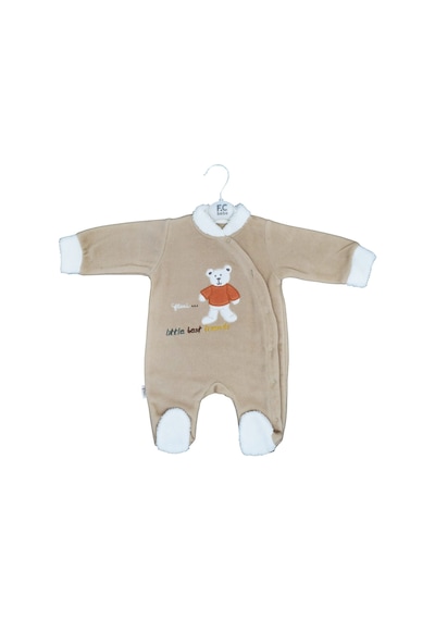 Flexi Patikli Bebek Tulumu 247193 Kahverengi