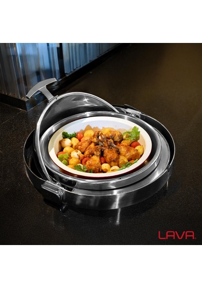 Lava Döküm Yuvarlak Gastronomi Küvet Ölçü 30 Cm. Kırmızı