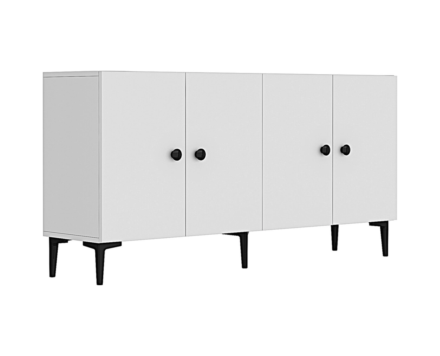 Ka1518b Pella150 Konsol, Kahve Köşesi, Tv Sehpası Beyaz 150cm Beyaz