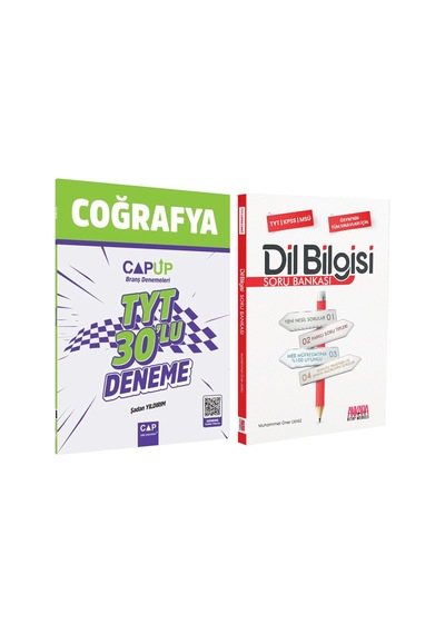 Çap Yayınları Tyt Coğrafya 30 X 5 Up Deneme Ve Akm Dil Bilgisi Soru Bankası Seti 2 Kitap