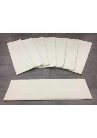 Comfort Krem Renk 5 Adet Merdiven Halısı Pufidik Peluş Kaymaz