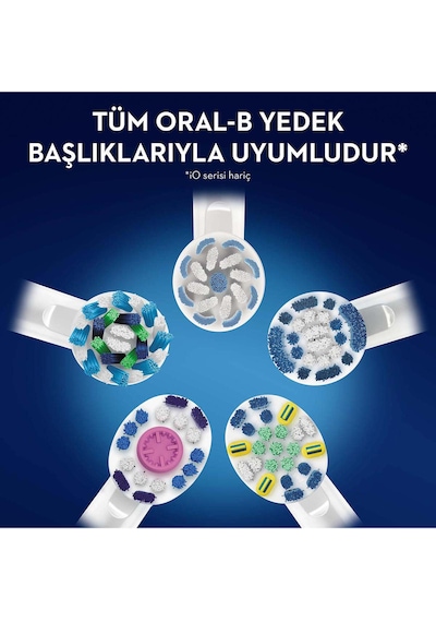 Oral-B D100 Şarj Edilebilir Diş Fırçası Cross Action Siyah