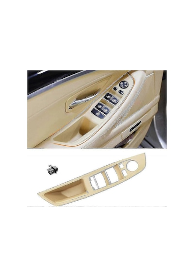 Bmw 5 Serisi F10/f11 İçin Kapı Kolu, Ön Kapı Kolu, Sol İç Kol F10 F11: 520 523 525 528 530 535 2010-2016 - Bej Hy