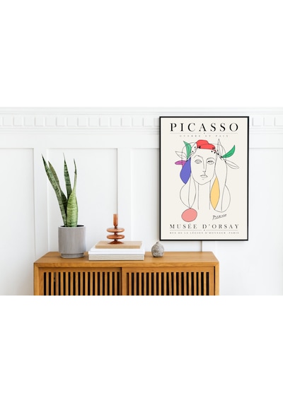 Pablo Picasso Çerçevesiz Poster Duvar Tablosu Dnm6 50x70