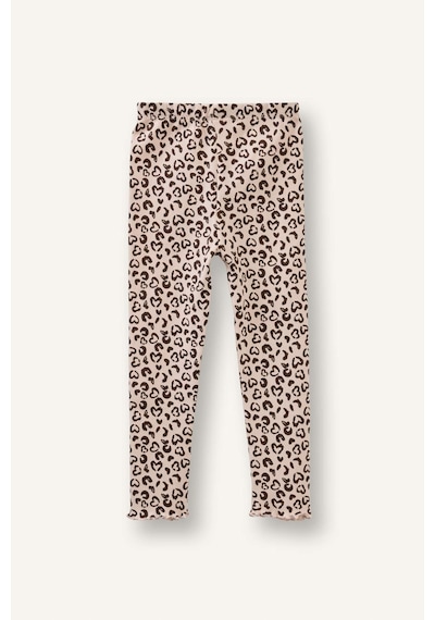Defacto Leopar Desenli Fitilli Kaşkorse 2li Tayt Kız Bebek H3004a526sper105 Ekru-er105
