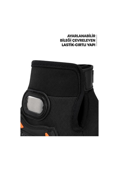 Xmlbayiciniz Tr M Beden Korumalı Kesik Yarım Motosiklet Eldiveni Unisex Bisiklet Motorcu Eldiveni Siyah 116 Genel