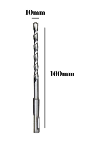 Beton Hilti Ucu Duvar Delme Hilti Delici Matkap Ucu Delici 10mm X 160mm 1 Adet