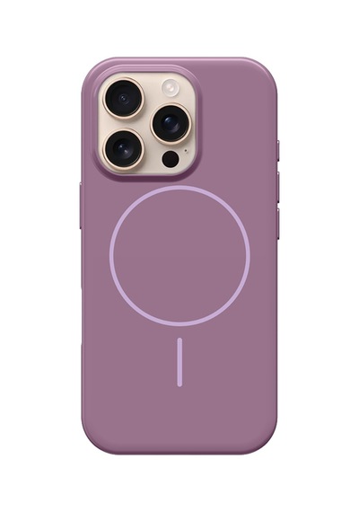 Apple Uyumlu iPhone 16 Pro Max Kılıf Magsafe Şarj Özellikli Wlons Frego Kapak Mor