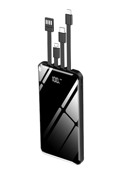 Intouch 10.000 mAh Prime Dijital Göstergeli Dahili Çoklu Kablolu