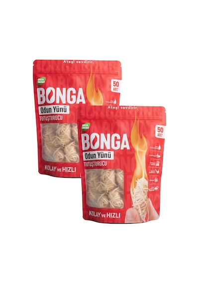 Mangal Ve Kömür Ateş Tutuşturucu 100 Adet 1400 Gr - Jel Ve Çıra Alternatifi Doğal Odun Yünü