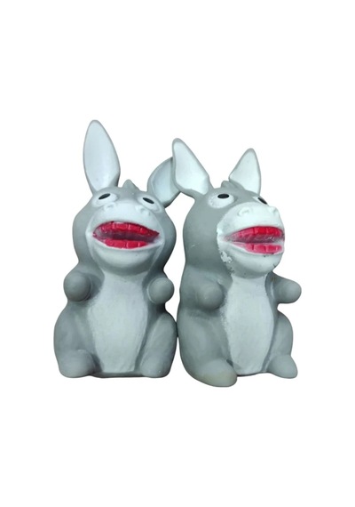 Ers Eşek Tasarımlı Squishy - 12'li Paket - Yumuşak Oyuncak Çok Renkli