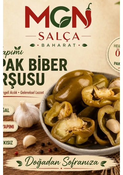Mgn Ev Yapımı Topak Biber Turşusu 1 Kg