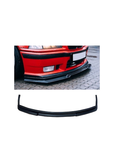 Bmw E36 Gtr Ön Lip Plastik Parlak Siyah Karlık-ön-ek-bodykit